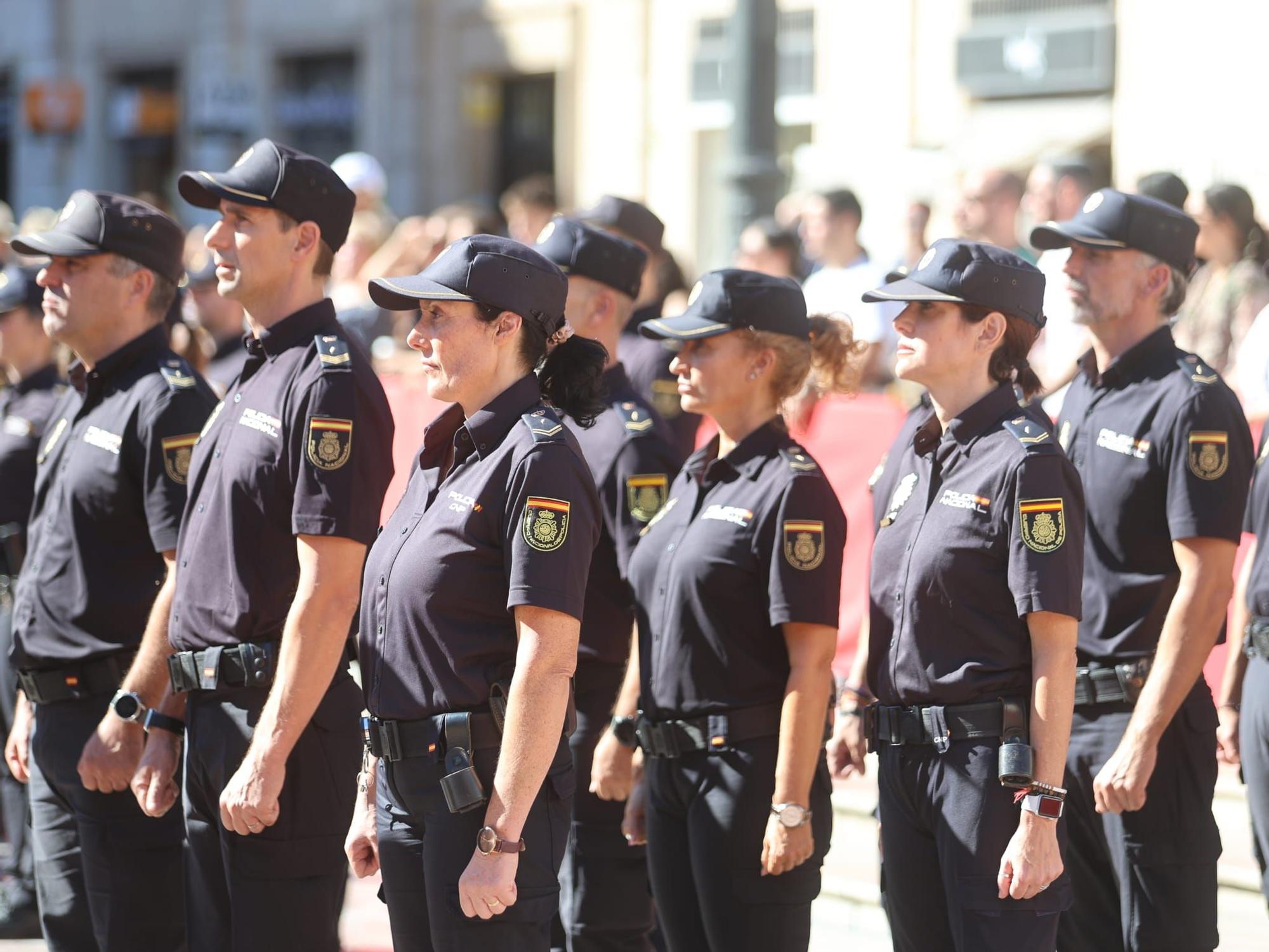 La Policía Nacional de Valencia celebra el Día de los Santos Ángeles Custodios