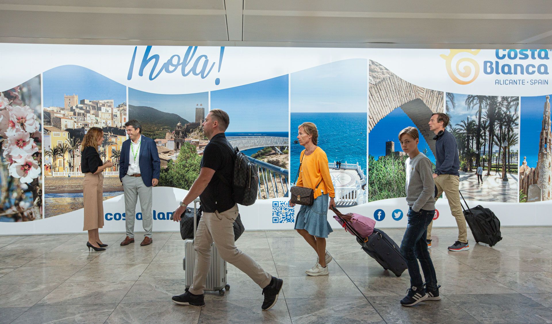 La Costablanca "se vende" en el aeropuerto