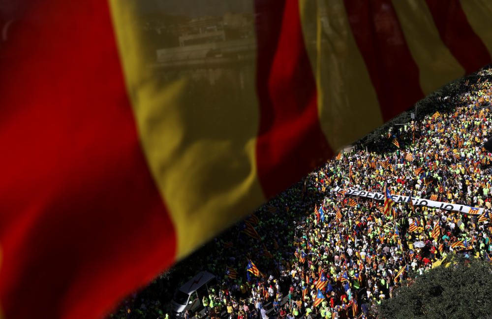 La manifestación de la Diada, en fotos