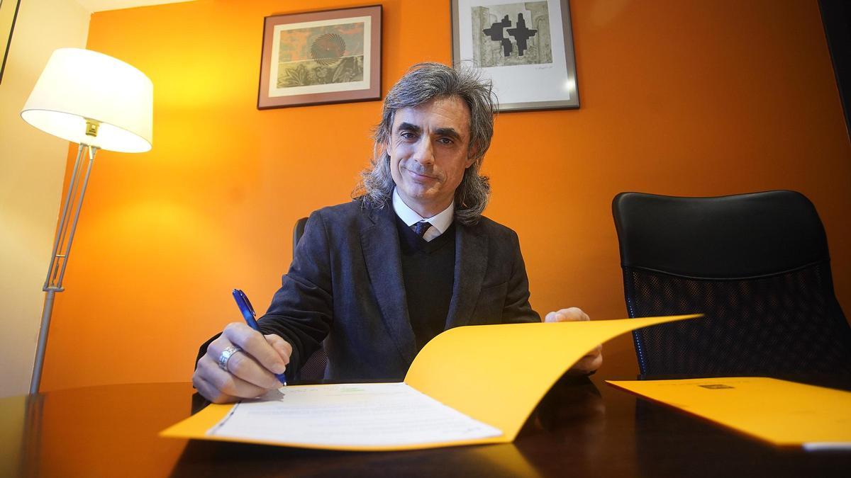 Jordi Espelt, advocat i president de la comissió de drets humans del Col·legi de l'Advocacia de Girona.