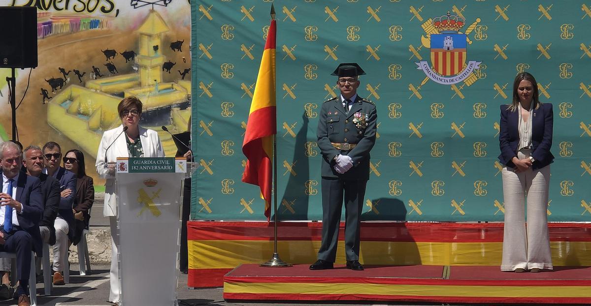 La subdelegada del Gobierno, Antonia García Valls, durante su discurso.