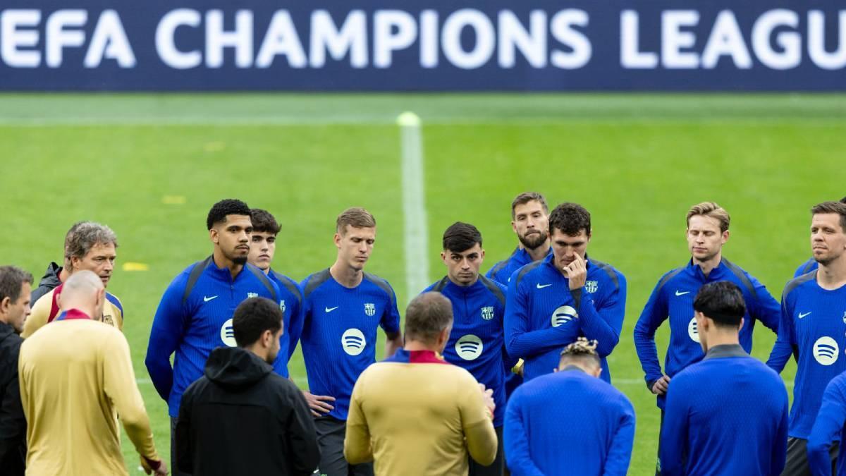 Así se preparó el Barça de cara a su partido ante el Inter de Milán