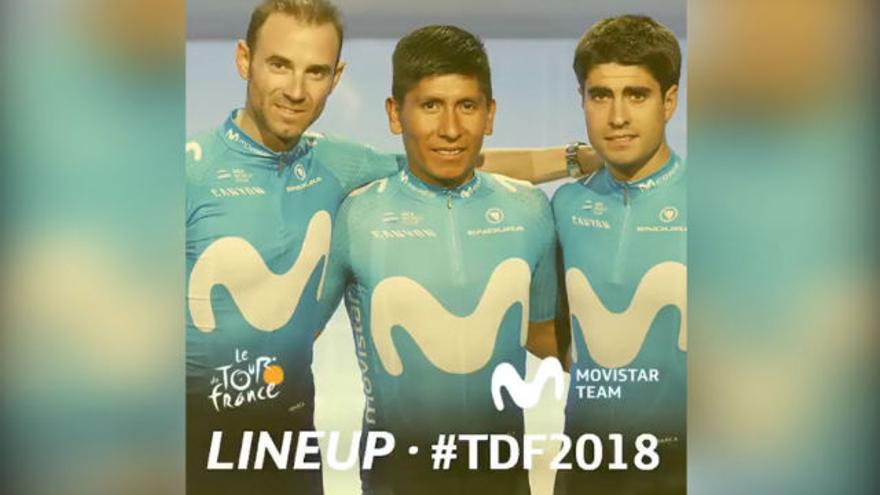 Movistar ha confirmado a su equipo para el Tour de Francia
