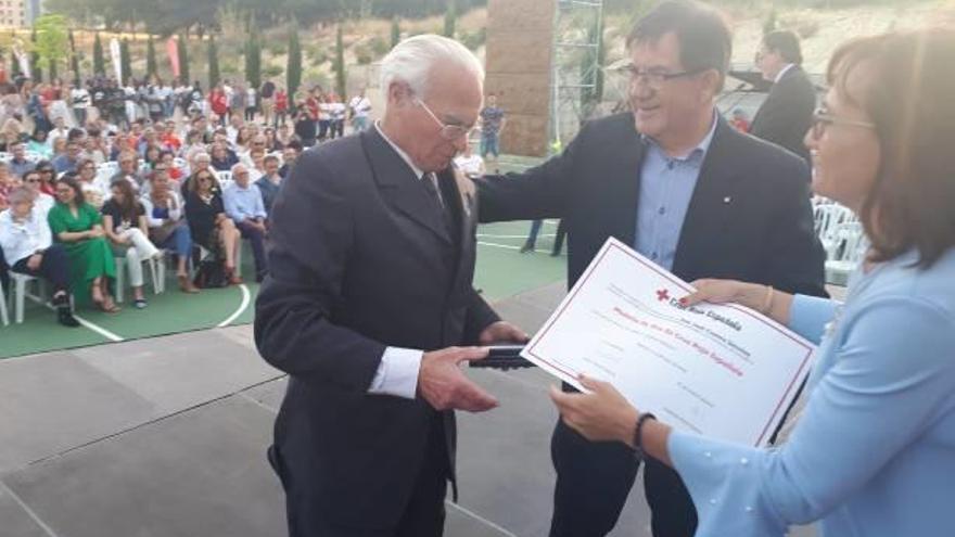 Un voluntario de Alcoy distinguido por la Cruz Roja