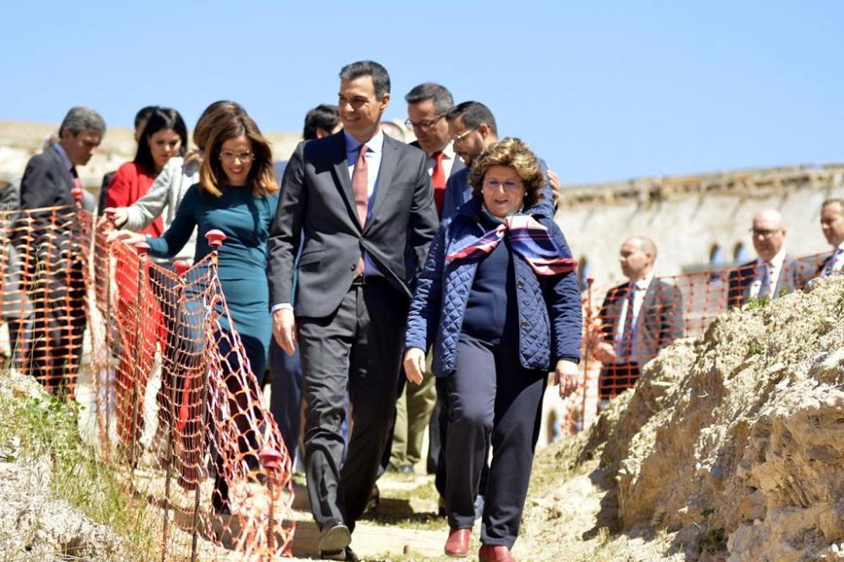 Visita de Pedro Sánchez en Cartagena