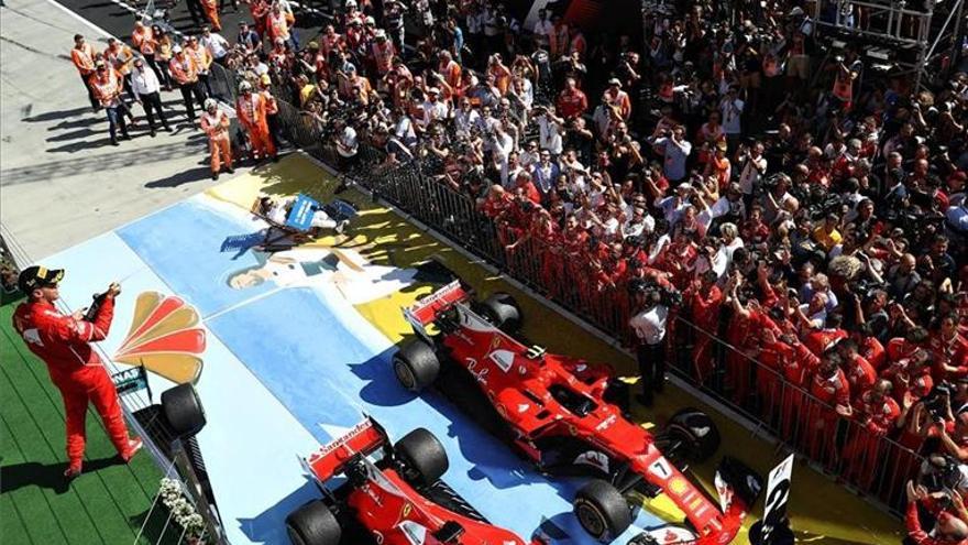 Ferrari firma un doblete con Vettel y Raikkonen en Hungría