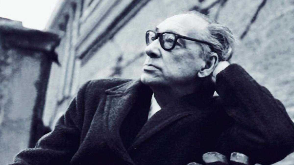 El escritor uruguayo Juan Carlos Onetti