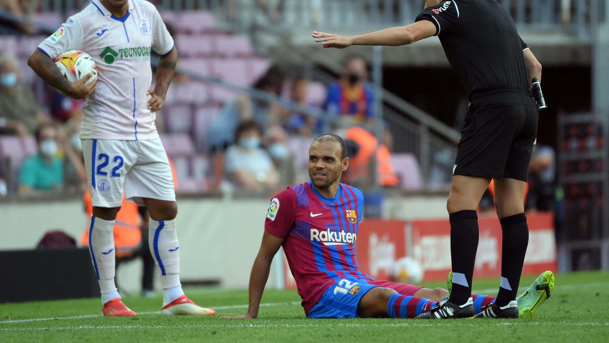 Braithwaite durante el partido