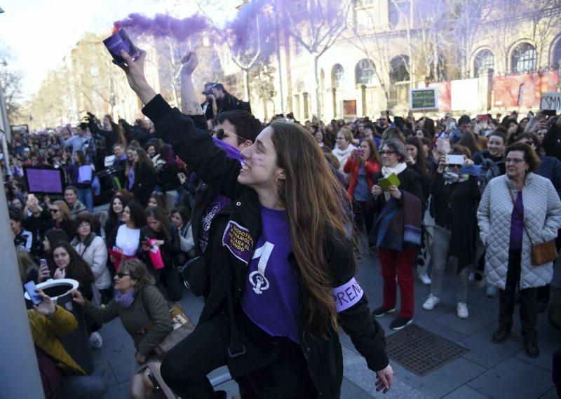 Concentraciones por el 8-M en Zaragoza