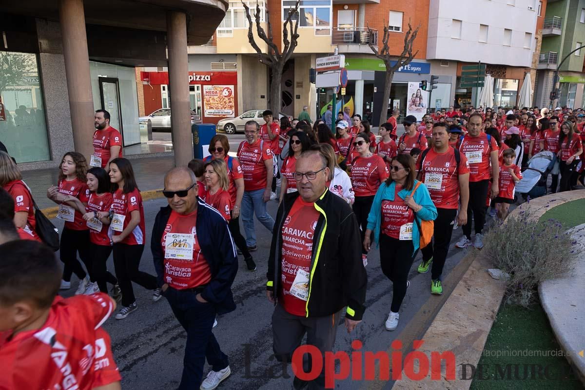 Marcha de la ONG Delwende en Caravaca