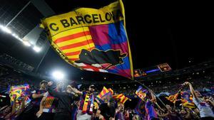 El Spotify Camp Nou en el partido de Champions ante el Inter