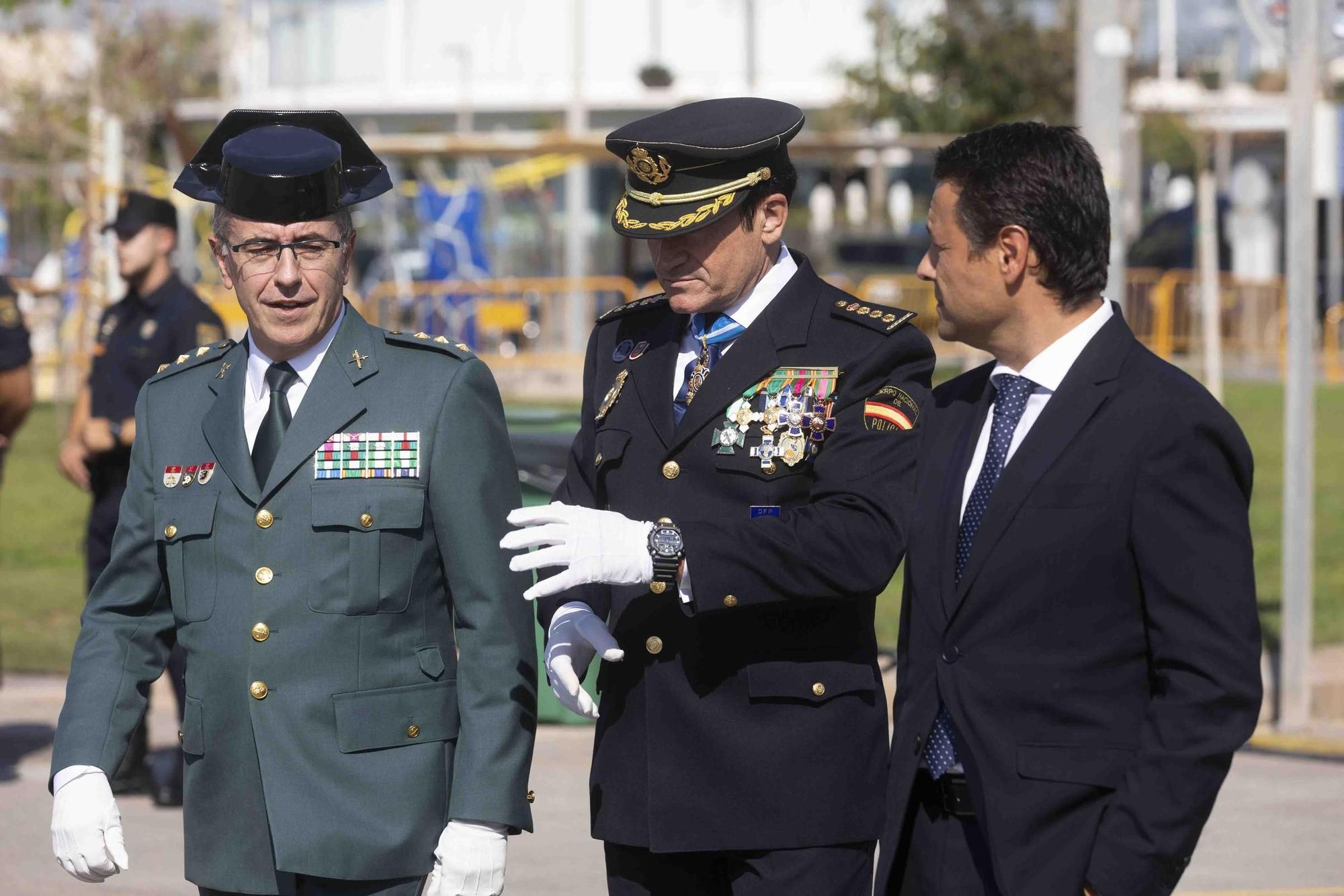 Actos de la festividad de la Policía Nacional