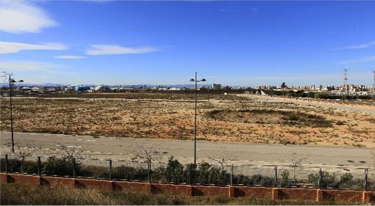 Terrenos urbanizados expropiados a los vecinos de La Punta para desarrollar la ZAL del Puerto que lleva prevista 12 años.