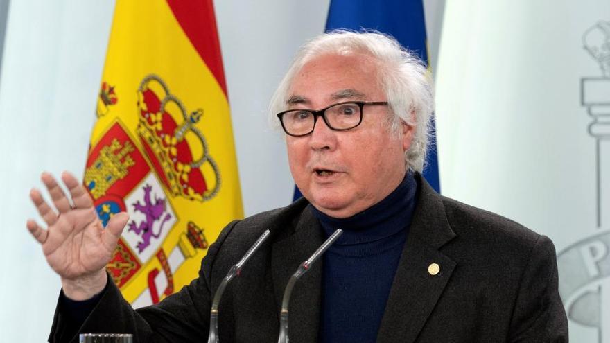 El ministro Manuel Castells.