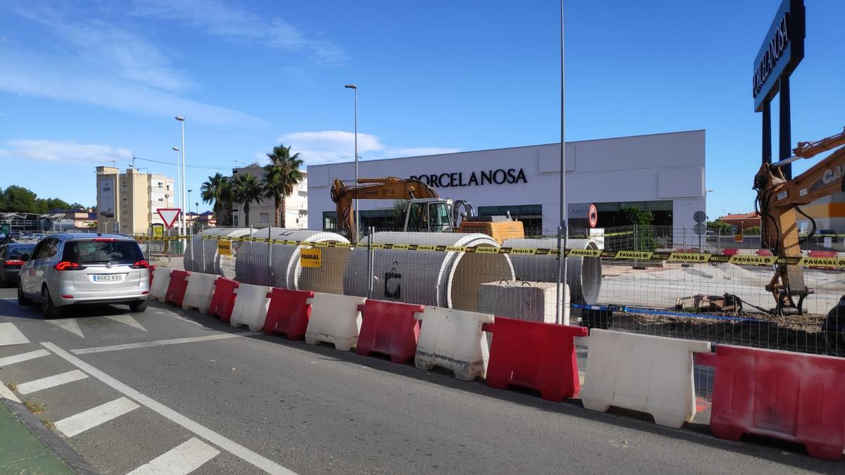 Las obras ya han arrancado junto a la rotonda de acceso a Sant Joan