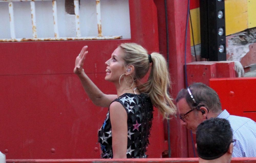 Heidi Klum en la Plaza de Toros