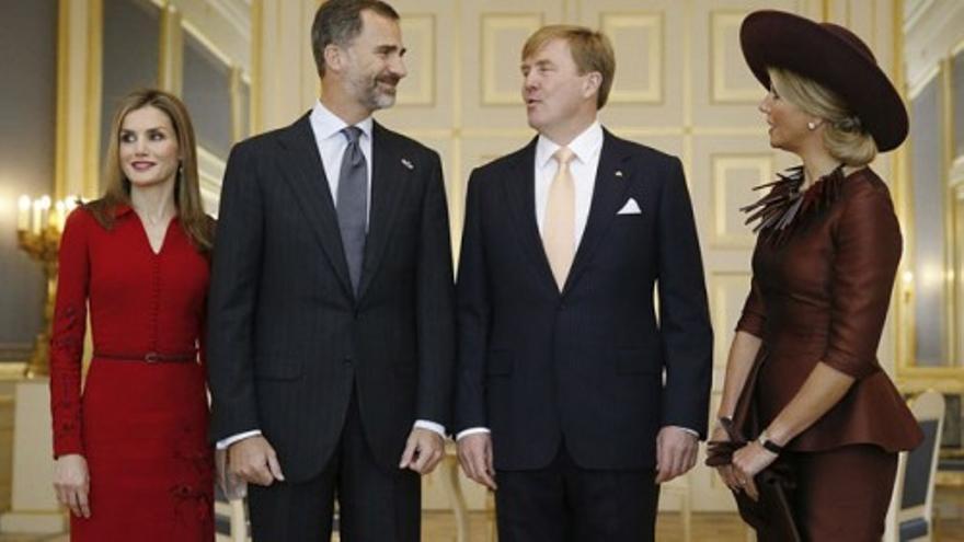 Los reyes Felipe y Letizia, en Holanda