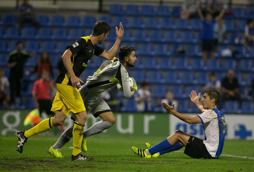 Batacazo del Hércules ante el recién ascendido Prat tras regalar la primera parte y desperdiciar ocasiones claras en la segunda.