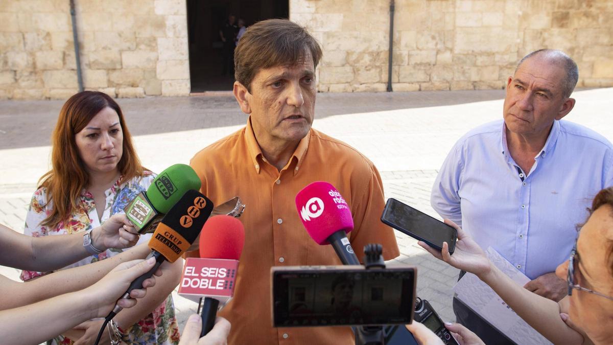 Gema Alós, el alcalde, Alfons Domínguez y Enrique Montalvá