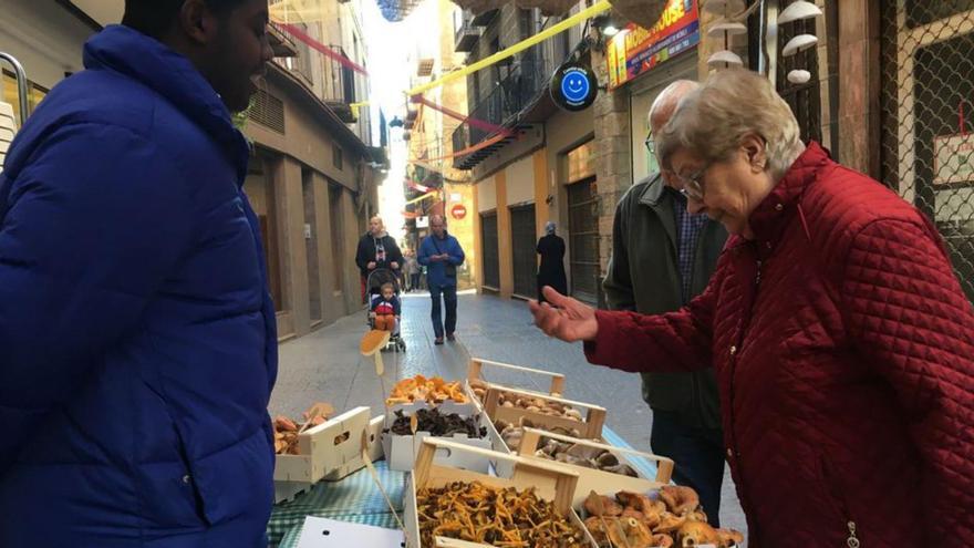 Isaac Roca en una de les parades de Berga Bolet | M.S.