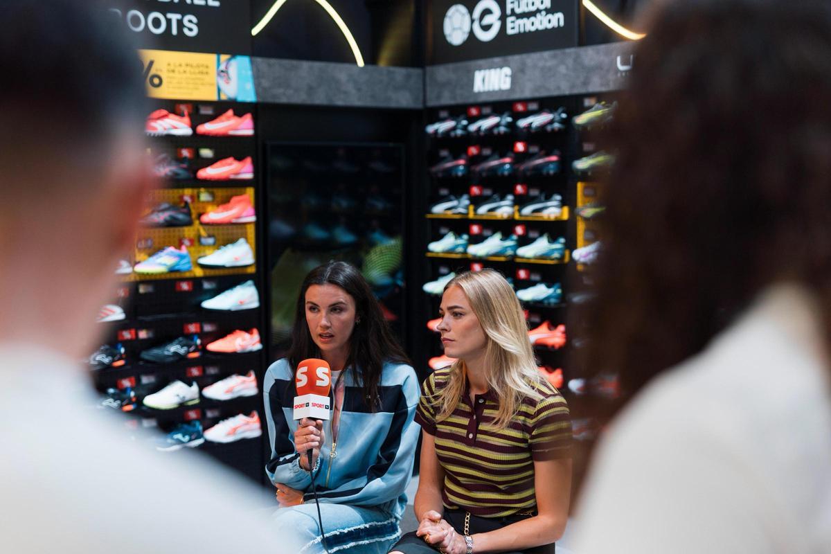 Engen y Rolfö durante la entrevista con SPORT