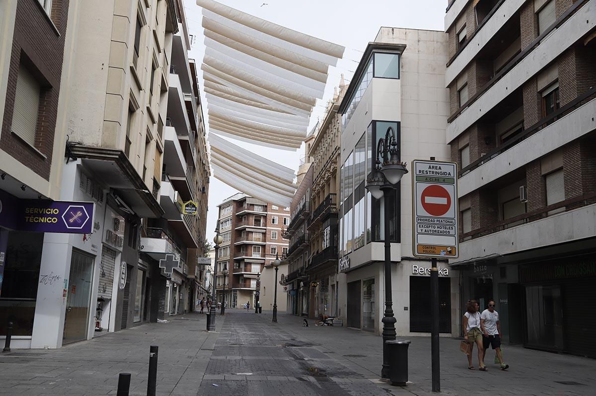 Córdoba vacía en el puente de agosto