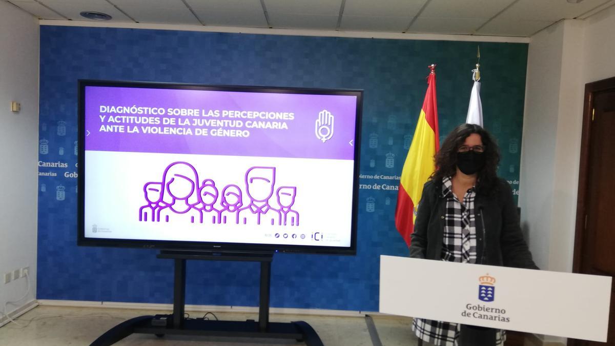 Kika Fumero en la presentación de los resultados del estudio