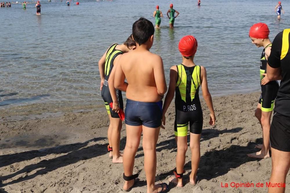 Final de triatlón de Deporte en Edad Escolar