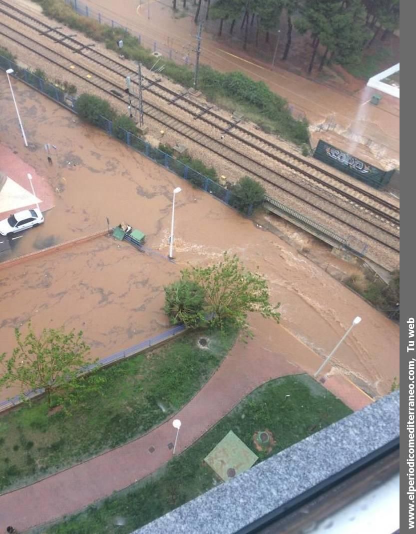 Aquí tienes las imágenes más espectaculares de la lluvia en Castellón