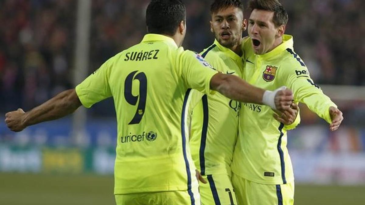 El 'tridente' del FC Barcelona está en racha