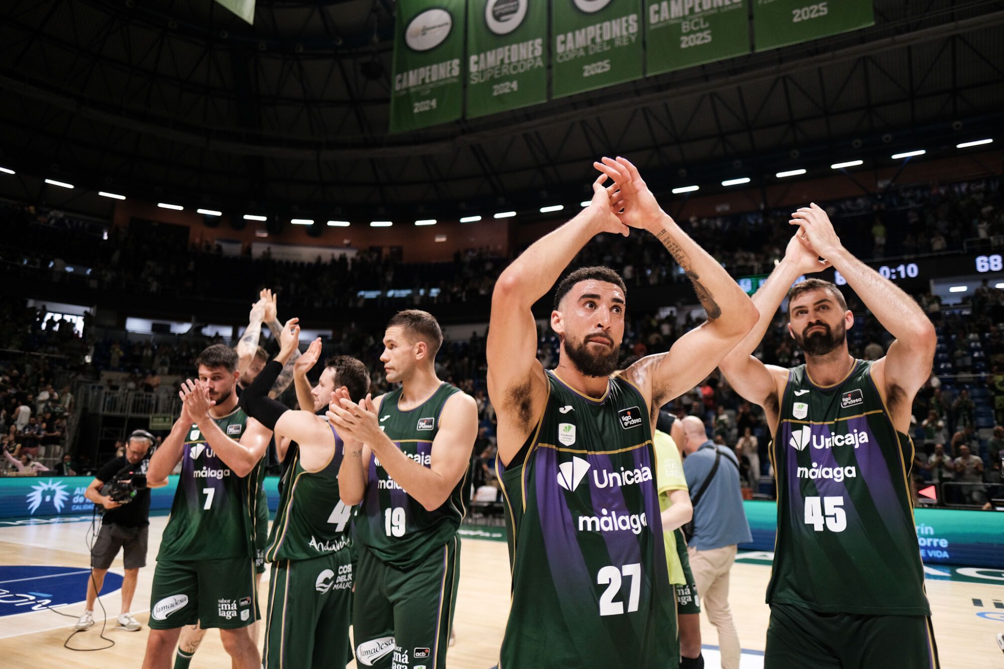 27-09-25 Málaga, Palacio deportes Martín Carpena. Liga baloncesto ACB. Unicaja vs Bilbao Basket. (Fotografía: Gregorio Marrero)
