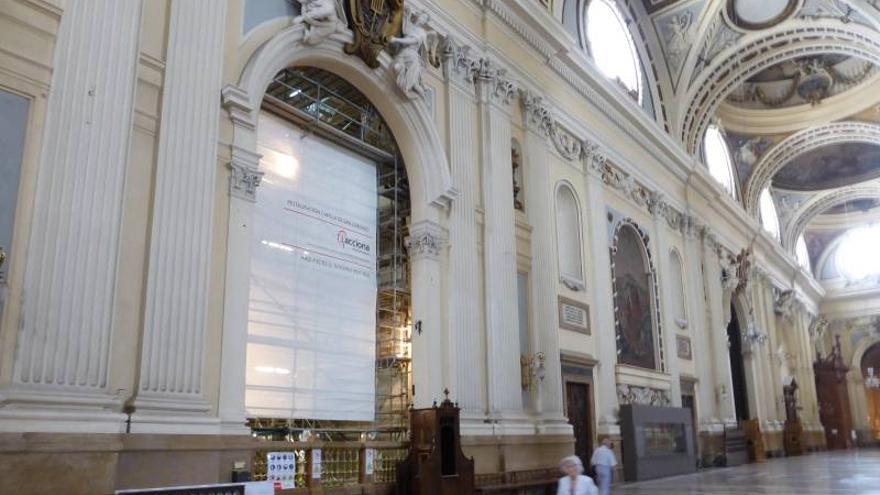 El Pilar devuelve su brillo a la capilla barroca de San Lorenzo