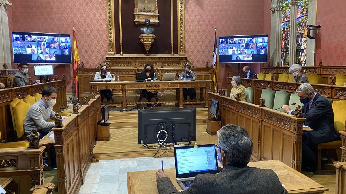 Pleno extraordinario del Consell de Mallorca celebrado esta mañana