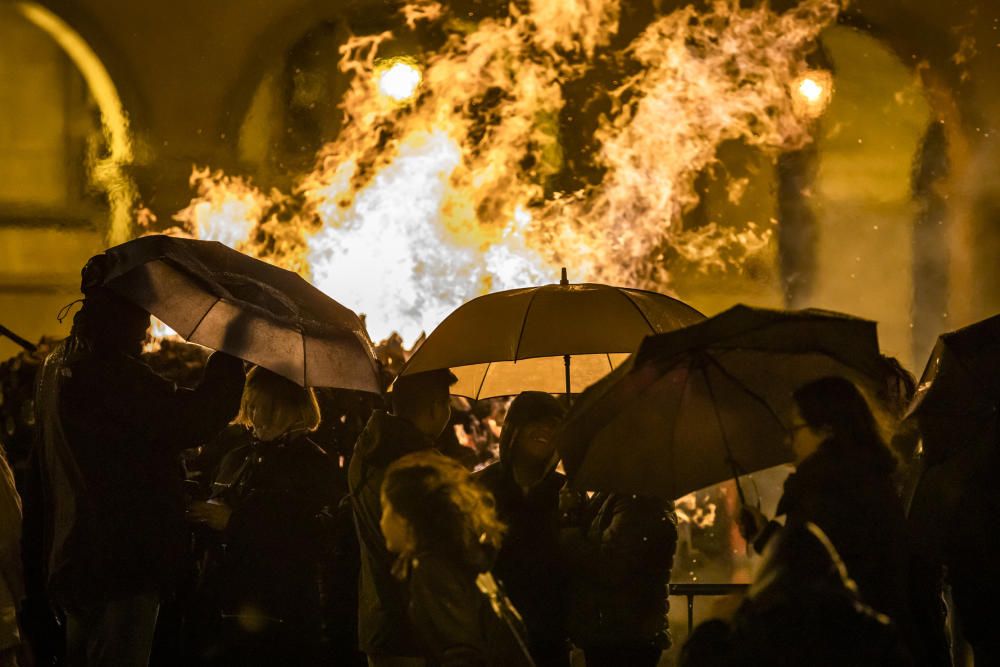 Sturmtief Gloria stört Palmas Patronatsfeier Sant Sebastià