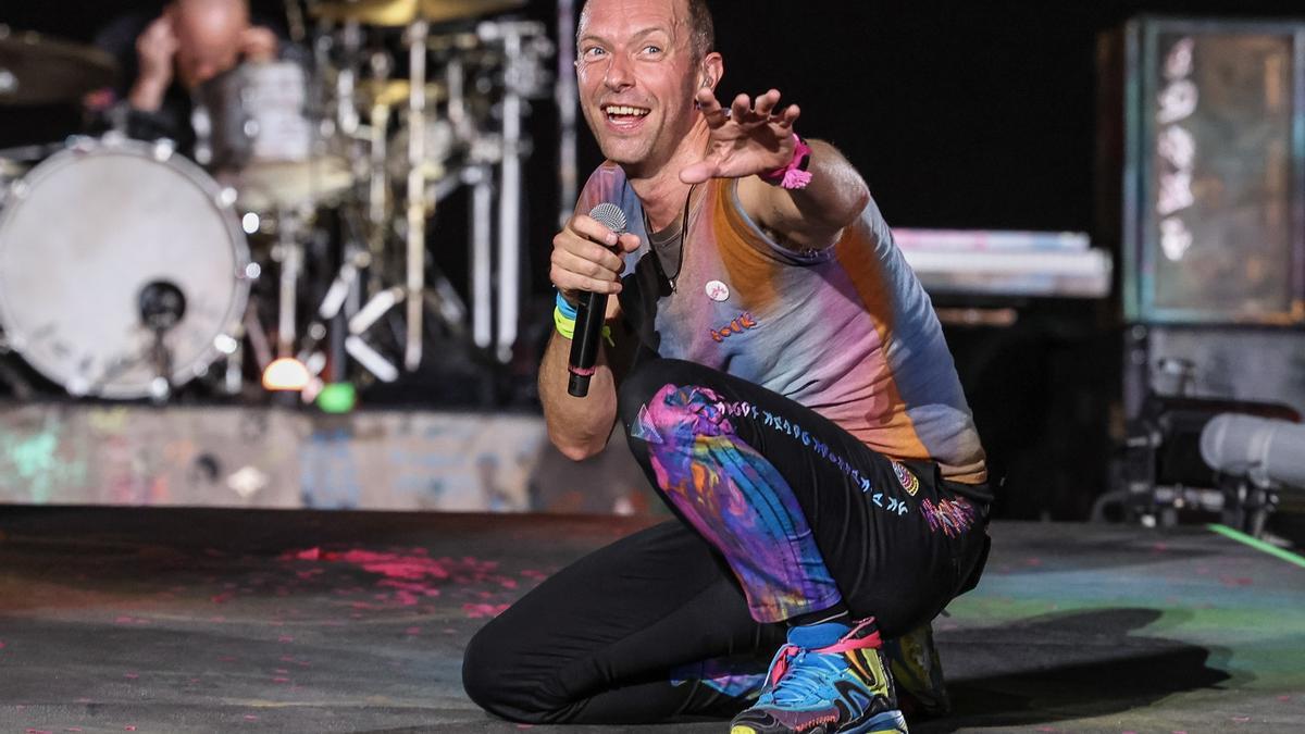 Coldplay in concert in Coimbra