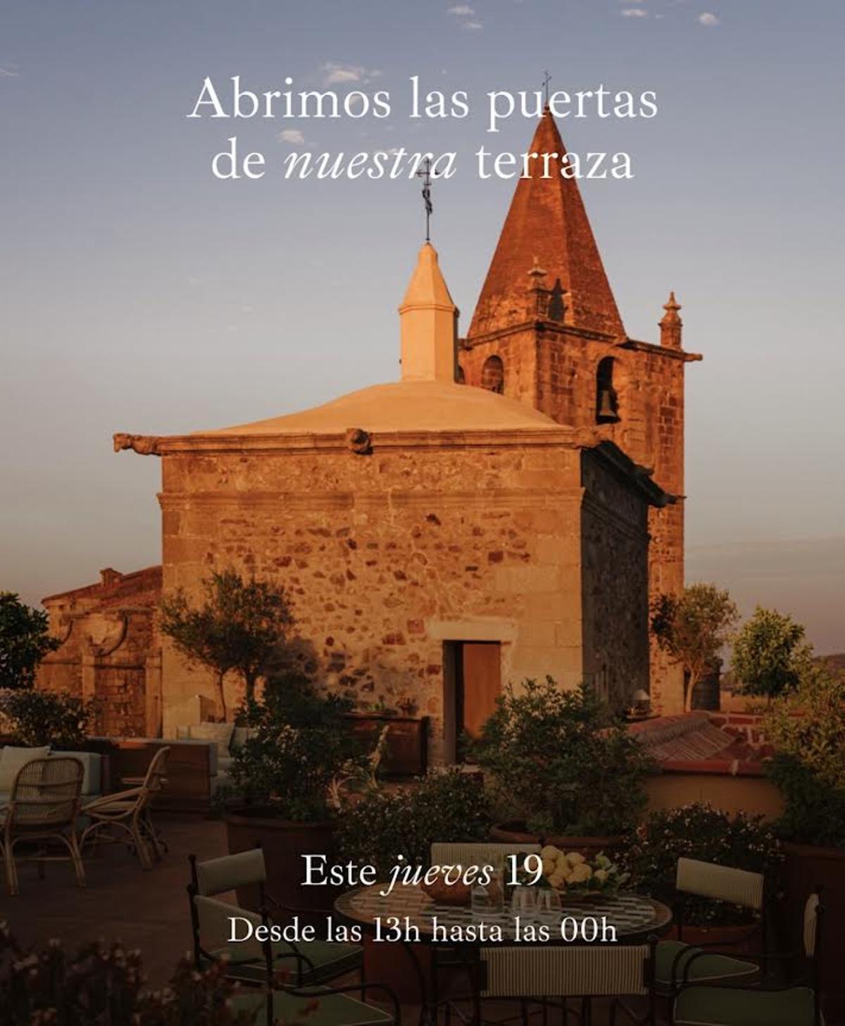 El 'rooftop' reabre el 19 de marzo.