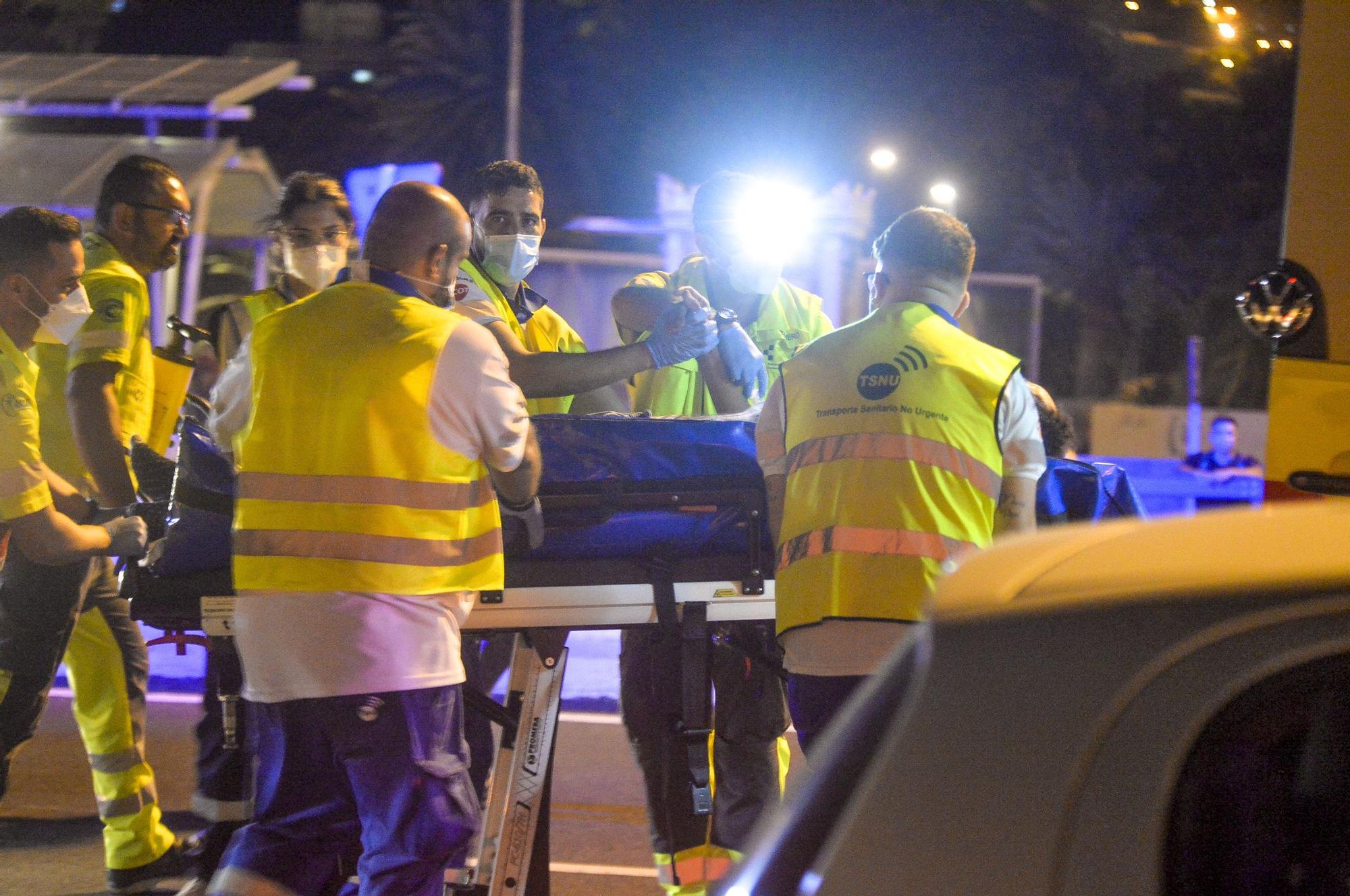 Accidente con heridos graves en la Avenida Marítima