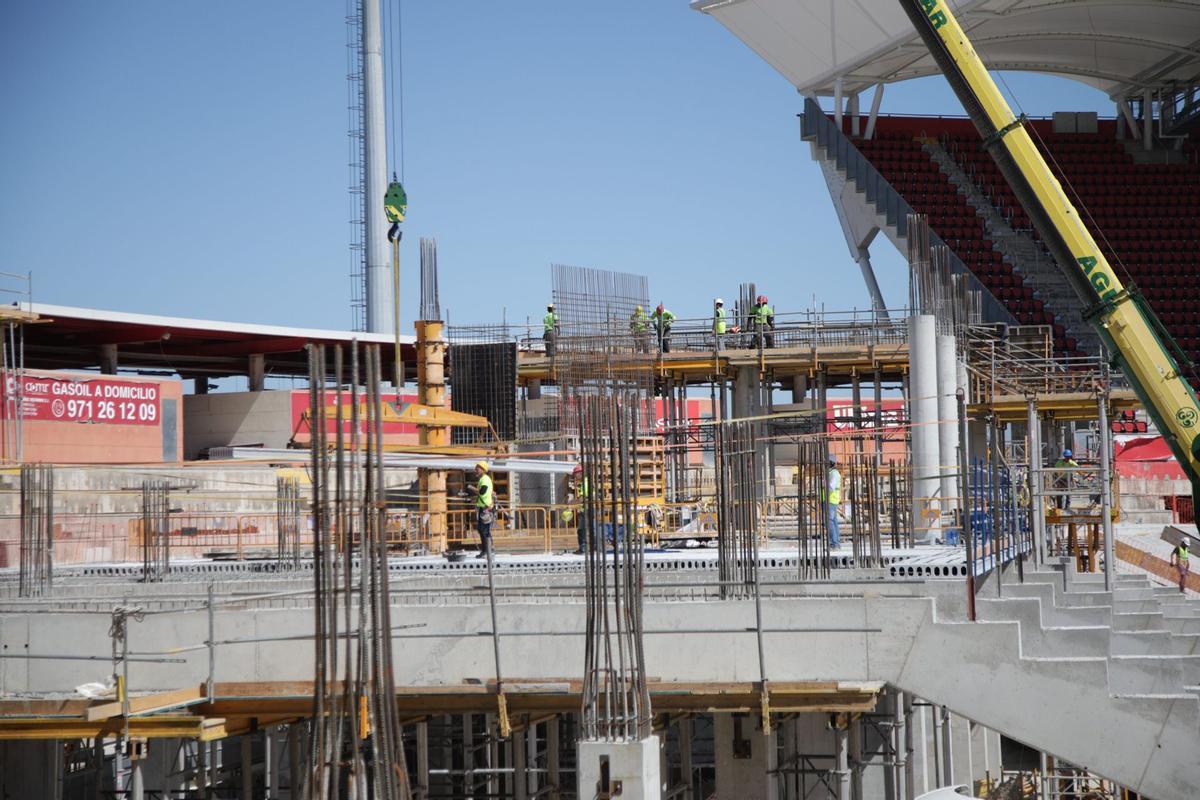 FOTOS | Así avanzan las obras de Son Moix - Diario de Mallorca