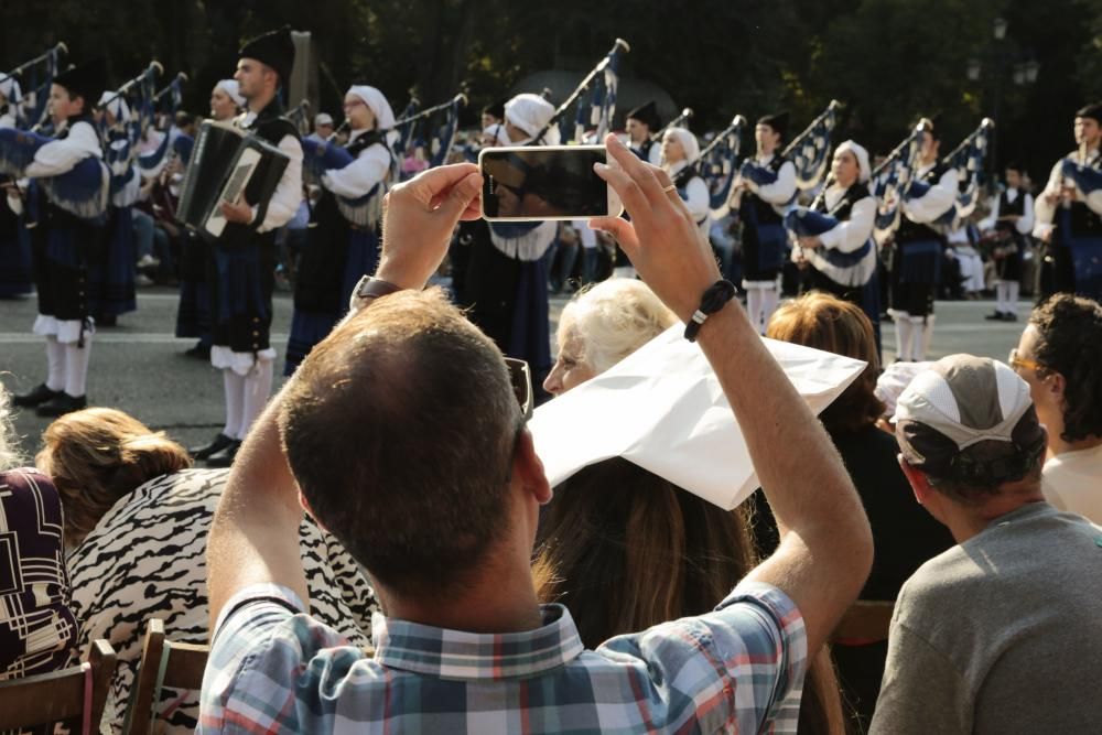 Desfile del Día de América en Asturias