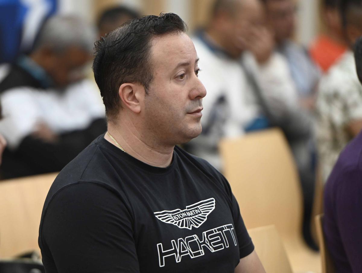 Juan Carlos Santórum durante el juicio en la Audiencia de Vigo por el alijo de 3,8 toneladas de cocaína del MV Karar.