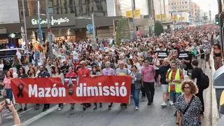 Las protestas contra Mazón por la gestión de la dana vuelven a Alicante un año después