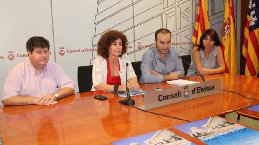 Marí, Torres, Costa y Ramon, ayer en el Consell.