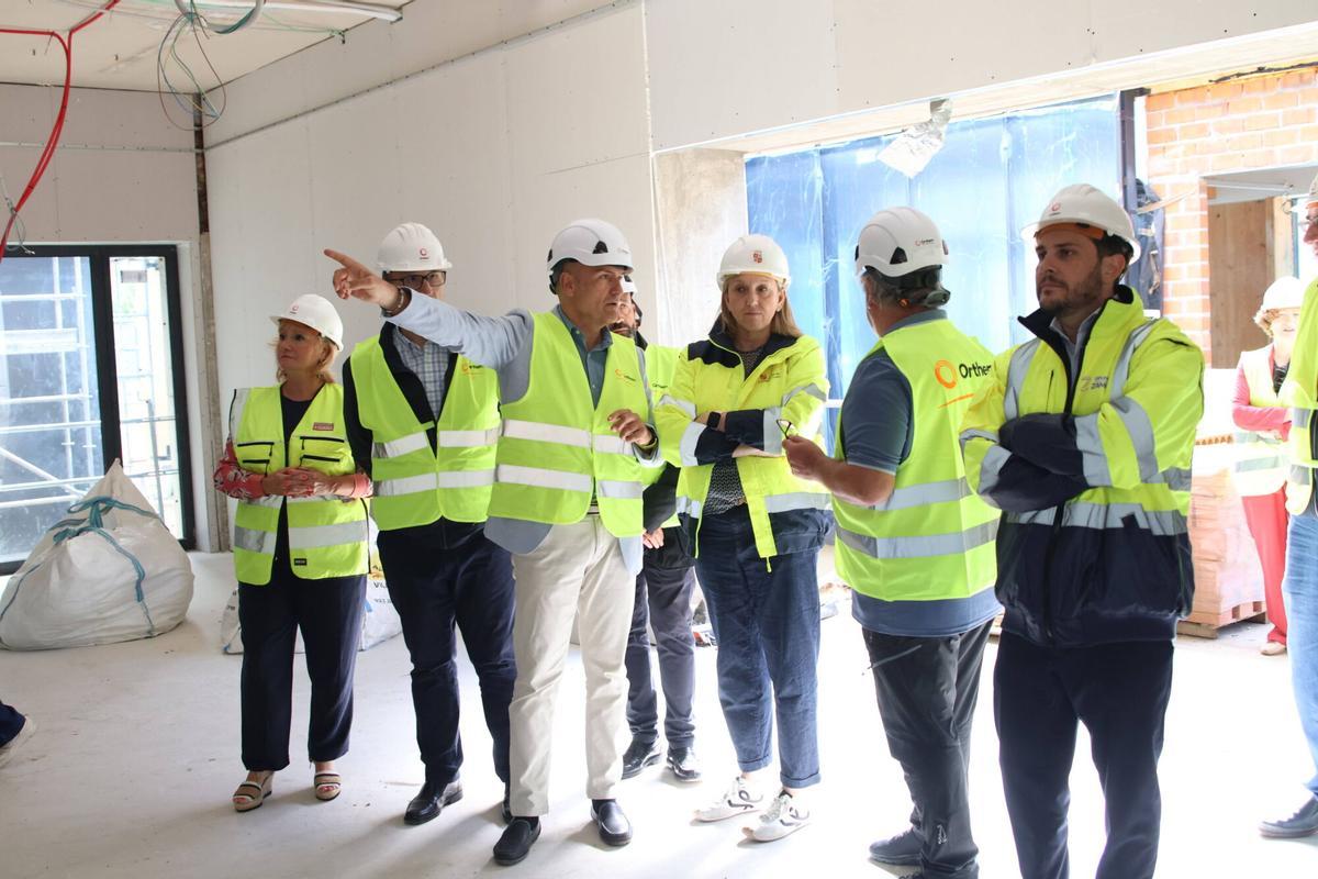 La vicepresidenta segunda, Isabel Blanco, visita las obras del Centro Cívico de Zamora