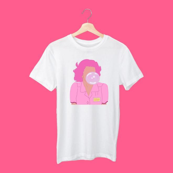 Camiseta Grease Frenchy Pink Lady.jpg