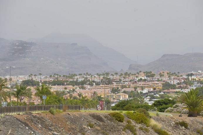 Calima en Maspalomas