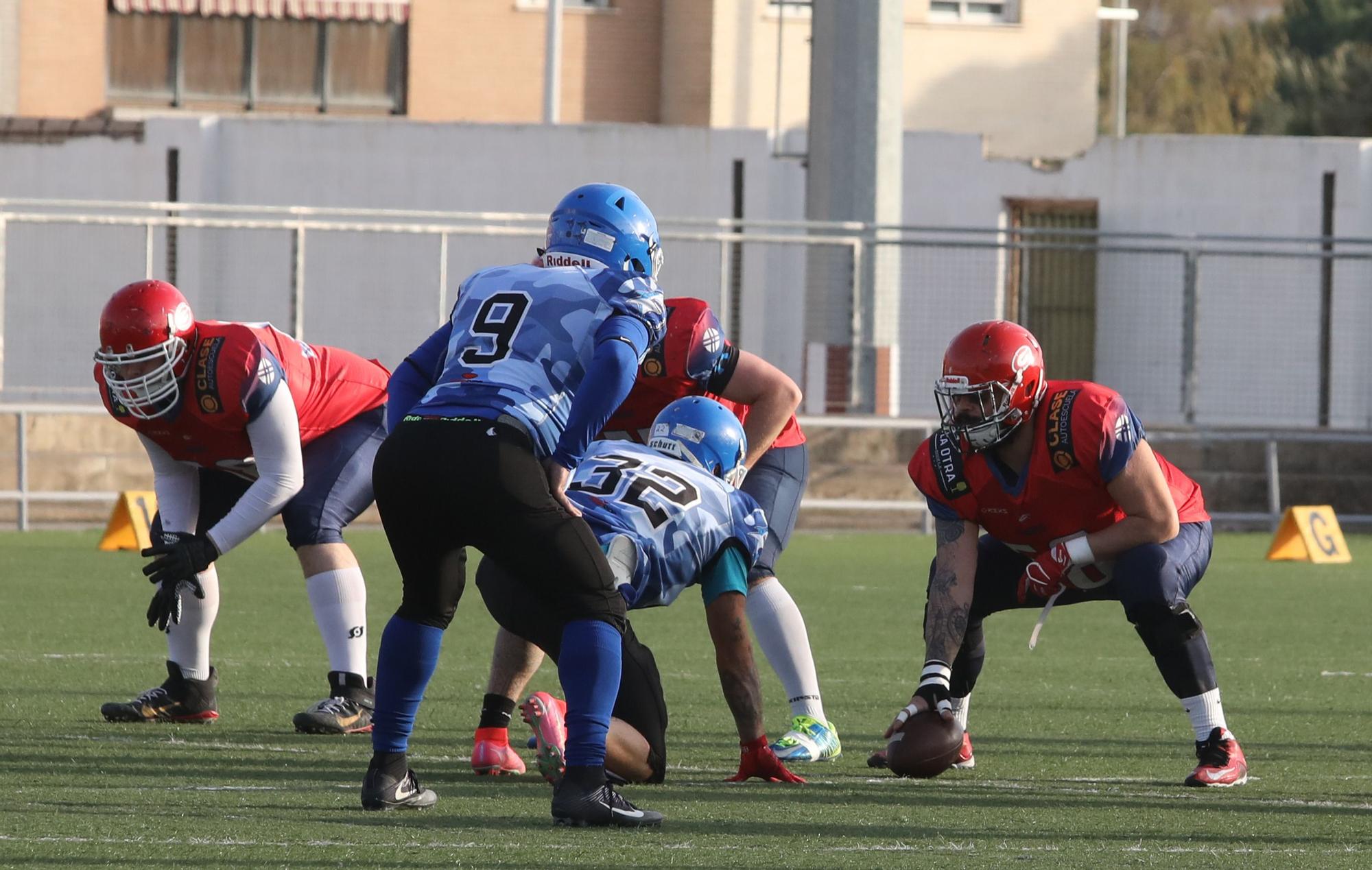 Valencia Giants contra Alicante Sharks de LNFA Serie B