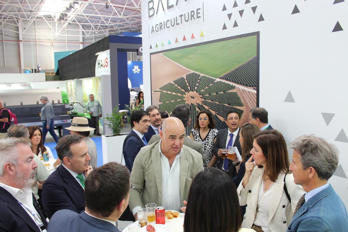 Imagen de empresarios, hoy en Expoliva.