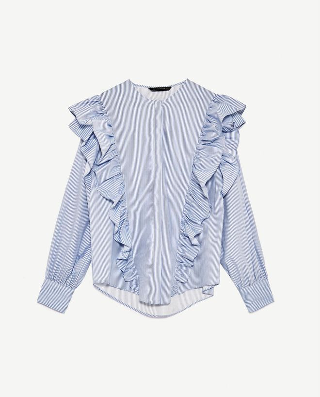 Zara y su obsesión por las camisas de rayas 12