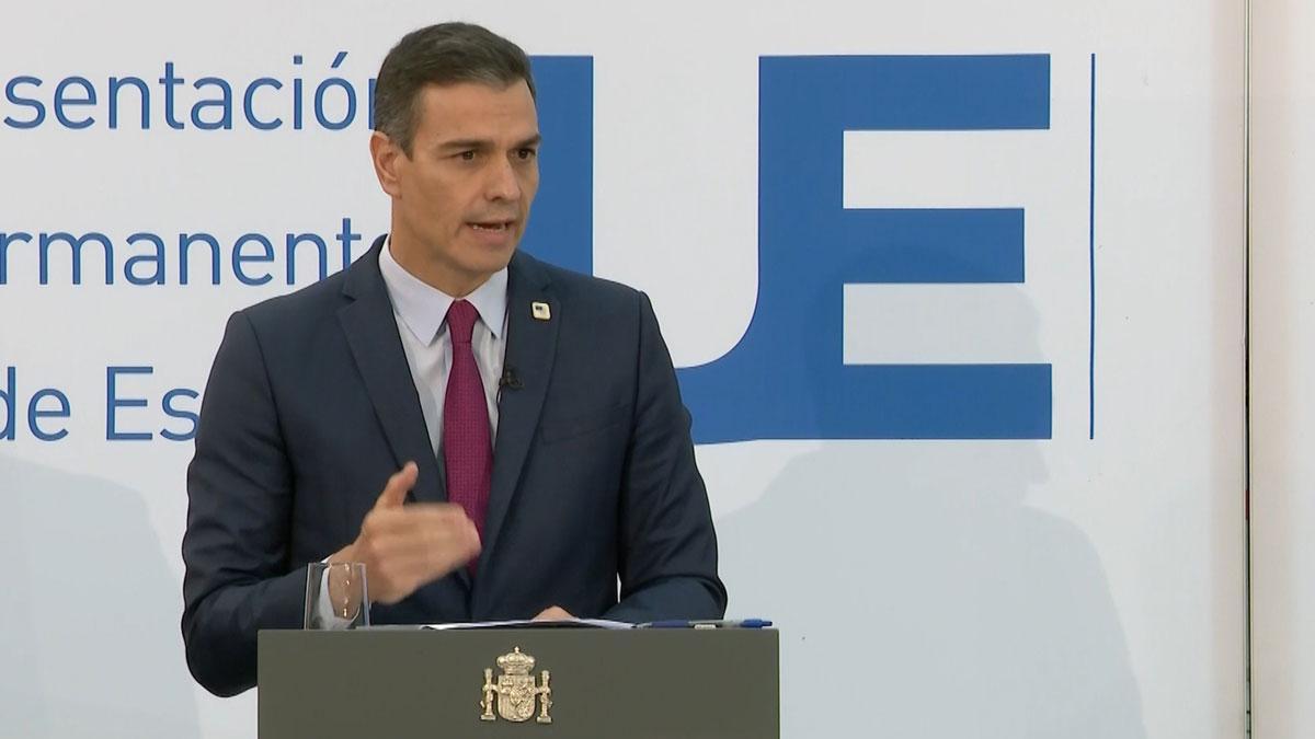 Pedro Sánchez, en la rueda de prensa tras el Consejo Europeo