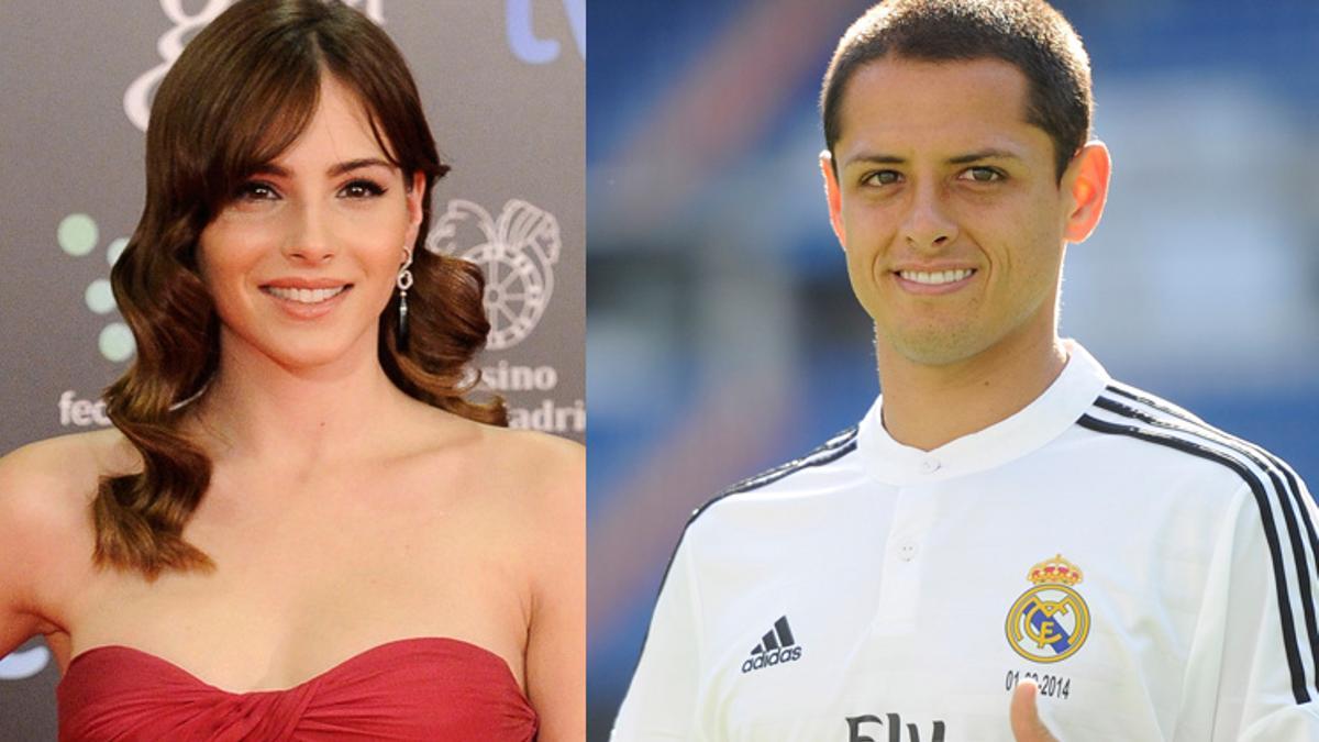 Andrea Duro y Chicharito